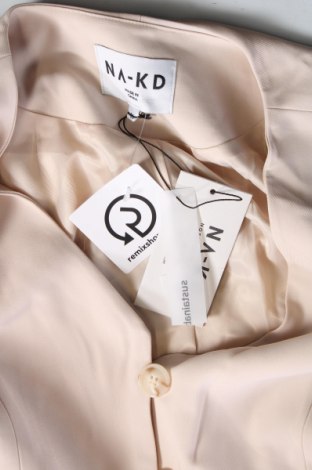 Γυναικείο σακάκι NA-KD, Μέγεθος S, Χρώμα  Μπέζ, Τιμή 9,97 €