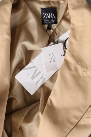 Damen Blazer Zara, Größe S, Farbe Beige, Preis 48,97 €