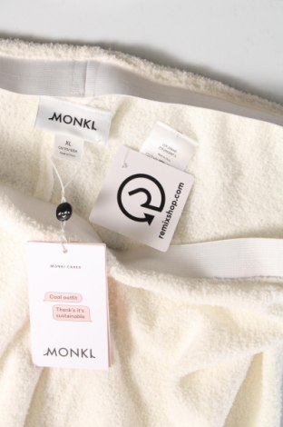 Γυναικείο αθλητικό παντελόνι Monki, Μέγεθος XL, Χρώμα Λευκό, Τιμή 7,52 €