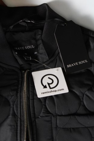 Γυναικείο μπουφάν Brave Soul, Μέγεθος M, Χρώμα Μαύρο, Τιμή 12,79 €