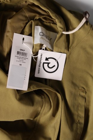 Γυναικείο μπουφάν ONLY, Μέγεθος XS, Χρώμα Πράσινο, Τιμή 9,72 €