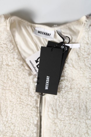 Γυναικείο μπουφάν Weekday, Μέγεθος S, Χρώμα Λευκό, Τιμή 10,78 €