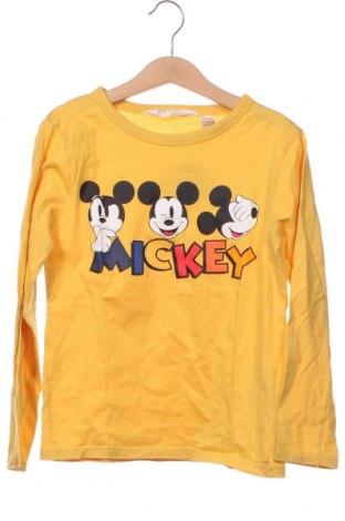 Dziecięca bluzka H&M, Rozmiar 6-7y/ 122-128 cm, Kolor Żółty, Cena 35,40 zł