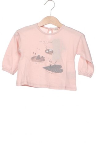 Детска блуза United Colors Of Benetton, Размер 3-6m/ 62-68 см, Цвят Розов, Цена 39,00 лв.