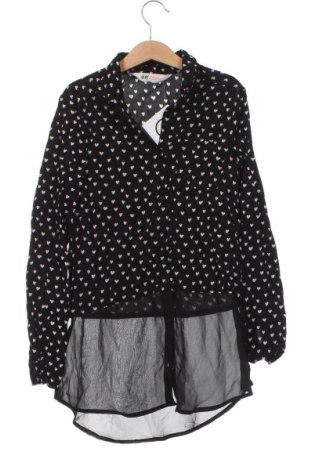 Dětská košile  H&M, Velikost 10-11y/ 146-152 cm, Barva Černá, Cena  195,00 Kč