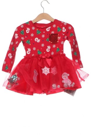 Dziecięca sukienka F&F, Rozmiar 12-18m/ 80-86 cm, Kolor Czerwony, Cena 68,49 zł