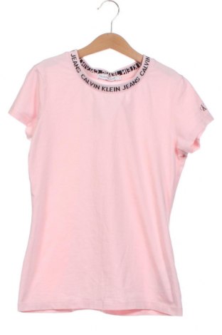Dziecięcy T-shirt Calvin Klein Jeans, Rozmiar 14-15y/ 168-170 cm, Kolor Różowy, Cena 183,92 zł