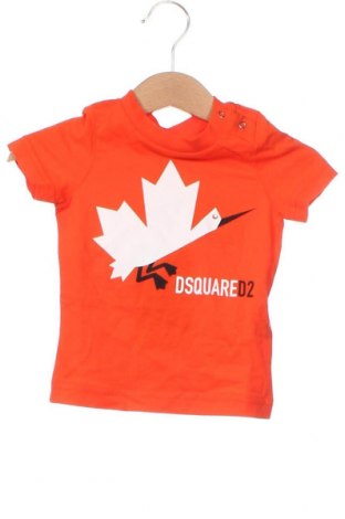 Детска тениска Dsquared2, Размер 3-6m/ 62-68 см, Цвят Оранжев, Цена 132,82 лв.