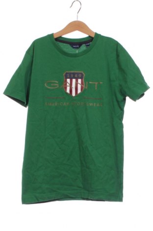 Dětské tričko  Gant, Velikost 10-11y/ 146-152 cm, Barva Zelená, Cena  494,00 Kč