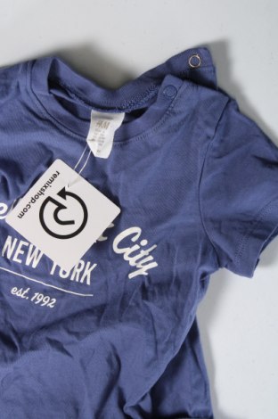 Detské tričko H&M, Veľkosť 9-12m/ 74-80 cm, Farba Modrá, Cena  9,22 €