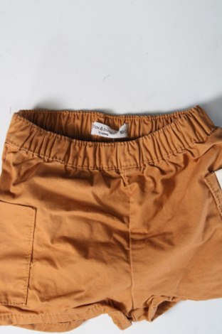 Детски къс панталон Sinsay, Размер 9-12m/ 74-80 см, Цвят Кафяв, Цена 5,98 лв.