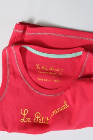 Μπλουζάκι αμάνικο παιδικό Le Petit Marcel, Μέγεθος 5-6y/ 116-122 εκ., Χρώμα Ρόζ , Τιμή 5,83 €