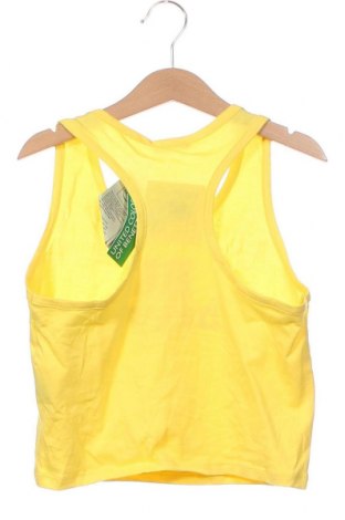 Μπλουζάκι αμάνικο παιδικό United Colors Of Benetton, Μέγεθος 9-10y/ 140-146 εκ., Χρώμα Κίτρινο, Τιμή 8,24 €