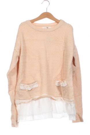 Детски пуловер, Размер 14-15y/ 168-170 см, Цвят Розов, Цена 18,75 лв.