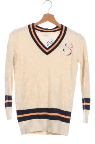 Детски пуловер S.Oliver, Размер 8-9y/ 134-140 см, Цвят Екрю, Цена 21,00 лв.