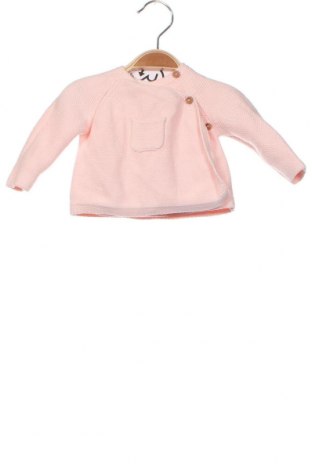 Детски пуловер Zara, Размер 1-2m/ 50-56 см, Цвят Розов, Цена 27,93 лв.