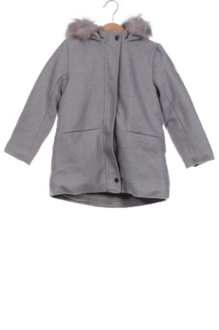 Детско палто Okaidi, Размер 4-5y/ 110-116 см, Цвят Сив, Цена 129,00 лв.