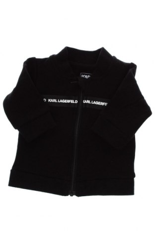 Детско спортно горнище Karl Lagerfeld, Размер 1-2m/ 50-56 см, Цвят Черен, Цена 103,35 лв.