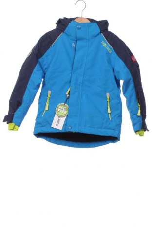Kinderjacke für Wintersport Trollkids, Größe 3-4y/ 104-110 cm, Farbe Blau, Preis 98,97 €