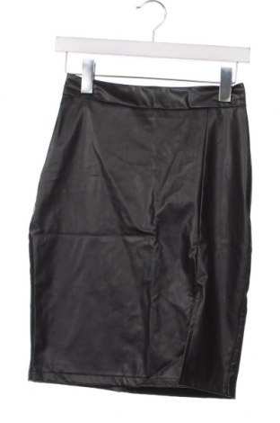 Kožená sukňa  Defacto, Veľkosť XS, Farba Čierna, Cena  3,32 €