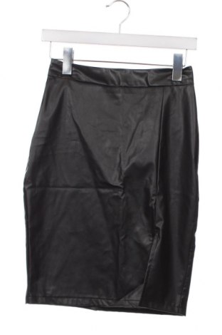 Δερμάτινη φούστα Defacto, Μέγεθος XS, Χρώμα Μαύρο, Τιμή 3,32 €