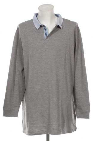 Ανδρική μπλούζα Kiabi, Μέγεθος 5XL, Χρώμα Γκρί, Τιμή 15,98 €