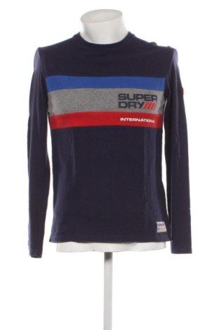 Bluză de bărbați Superdry, Mărime S, Culoare Albastru, Preț 72,37 Lei