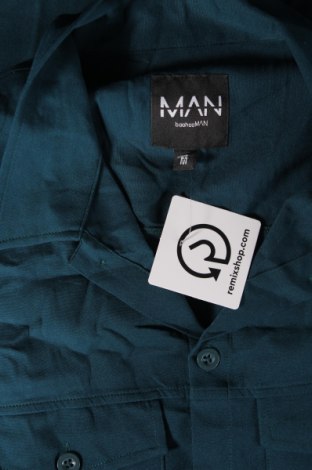 Мъжка риза Boohoo, Размер M, Цвят Зелен, Цена 29,00 лв.
