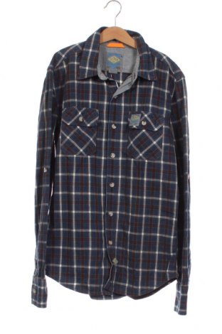 Ανδρικό πουκάμισο Superdry, Μέγεθος S, Χρώμα Μπλέ, Τιμή 3,12 €