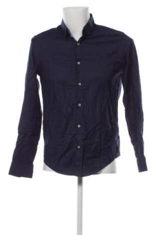 Мъжка риза Zara Man, Размер M, Цвят Син, Цена 16,80 лв.