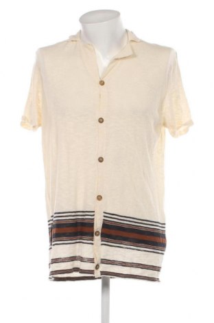 Мъжка риза Zara Man, Размер L, Цвят Бежов, Цена 28,62 лв.