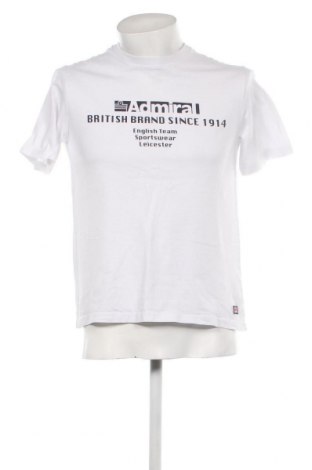 Мъжка тениска Admiral, Размер S, Цвят Бял, Цена 12,00 лв.