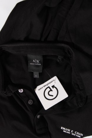 Мъжка тениска Armani Exchange, Размер S, Цвят Черен, Цена 68,00 лв.