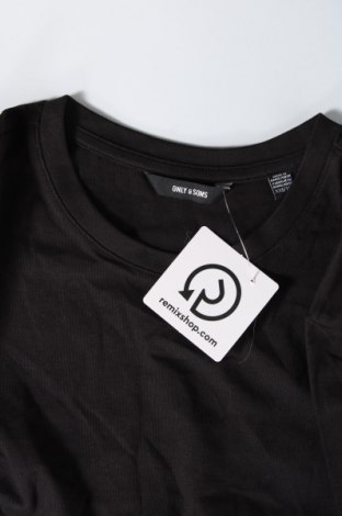 Herren T-Shirt Only & Sons, Größe XXS, Farbe Schwarz, Preis 5,73 €