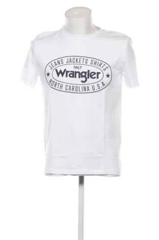 Ανδρικό t-shirt Wrangler, Μέγεθος M, Χρώμα Λευκό, Τιμή 15,54 €