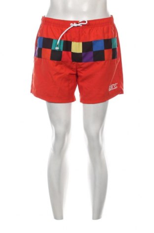 Ανδρικό κοντό παντελόνι Guess, Μέγεθος L, Χρώμα Κόκκινο, Τιμή 36,52 €