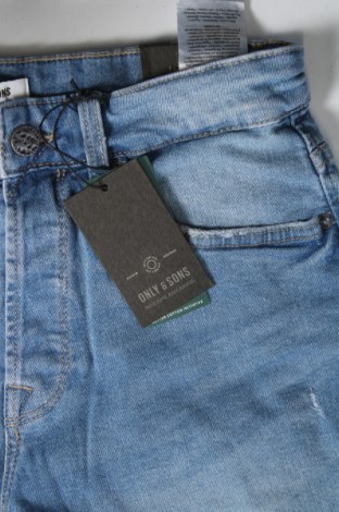 Ανδρικό κοντό παντελόνι Only & Sons, Μέγεθος S, Χρώμα Μπλέ, Τιμή 20,62 €