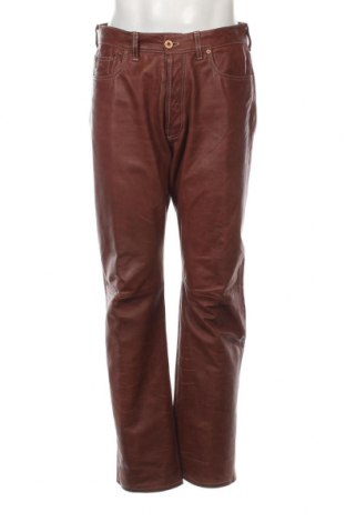 Pánské kožené kalhoty  Gap, Velikost M, Barva Hnědá, Cena  639,00 Kč