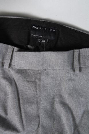 Pantaloni de bărbați ASOS, Mărime S, Culoare Gri, Preț 28,62 Lei