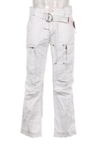 Мъжки панталон Clockhouse, Размер L, Цвят Бял, Цена 34,50 лв.