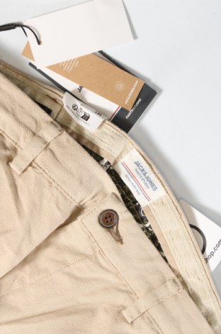 Ανδρικό παντελόνι Jack & Jones, Μέγεθος S, Χρώμα  Μπέζ, Τιμή 8,03 €