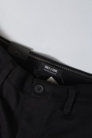 Pantaloni de bărbați Only & Sons, Mărime S, Culoare Negru, Preț 25,72 Lei