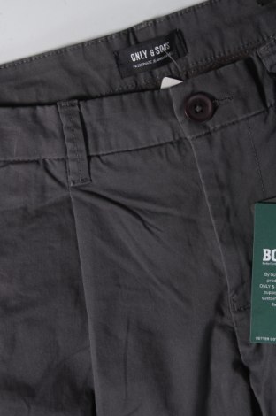 Ανδρικό παντελόνι Only & Sons, Μέγεθος S, Χρώμα Γκρί, Τιμή 23,71 €