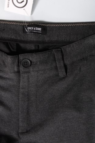 Pantaloni de bărbați Only & Sons, Mărime M, Culoare Gri, Preț 25,72 Lei