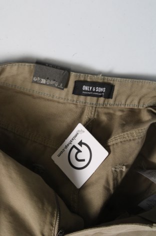 Мъжки панталон Only & Sons, Размер S, Цвят Зелен, Цена 15,18 лв.