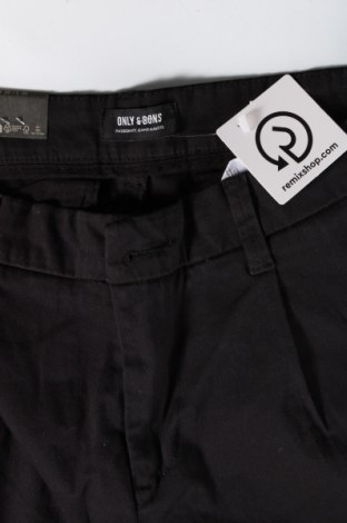 Ανδρικό παντελόνι Only & Sons, Μέγεθος M, Χρώμα Μαύρο, Τιμή 6,88 €