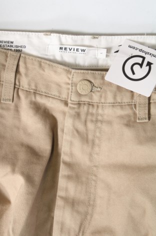 Мъжки панталон Review, Размер L, Цвят Бежов, Цена 23,49 лв.