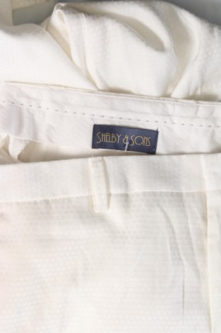 Ανδρικό παντελόνι Shelby & Sons, Μέγεθος S, Χρώμα Λευκό, Τιμή 10,76 €