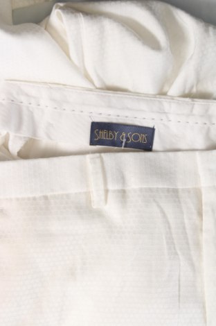 Pantaloni de bărbați Shelby & Sons, Mărime S, Culoare Alb, Preț 286,18 Lei