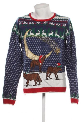 Ανδρικό πουλόβερ, Μέγεθος L, Χρώμα Πολύχρωμο, Τιμή 2,69 €